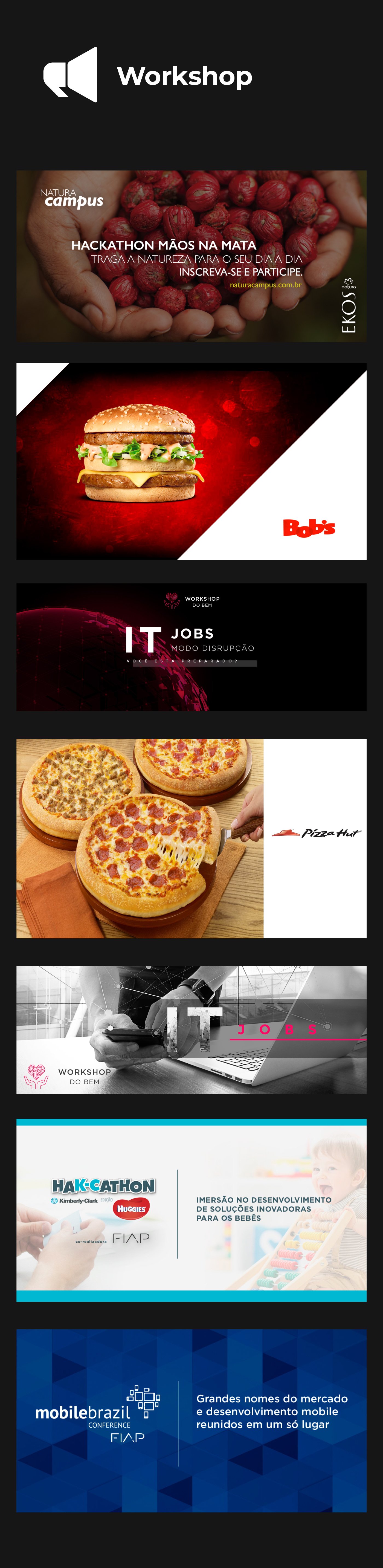 campanha visual para eventos e treinamentos