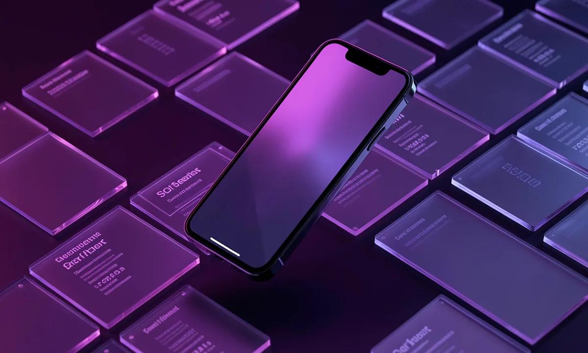 Peça de social media com aplicação em mockup de smartphone